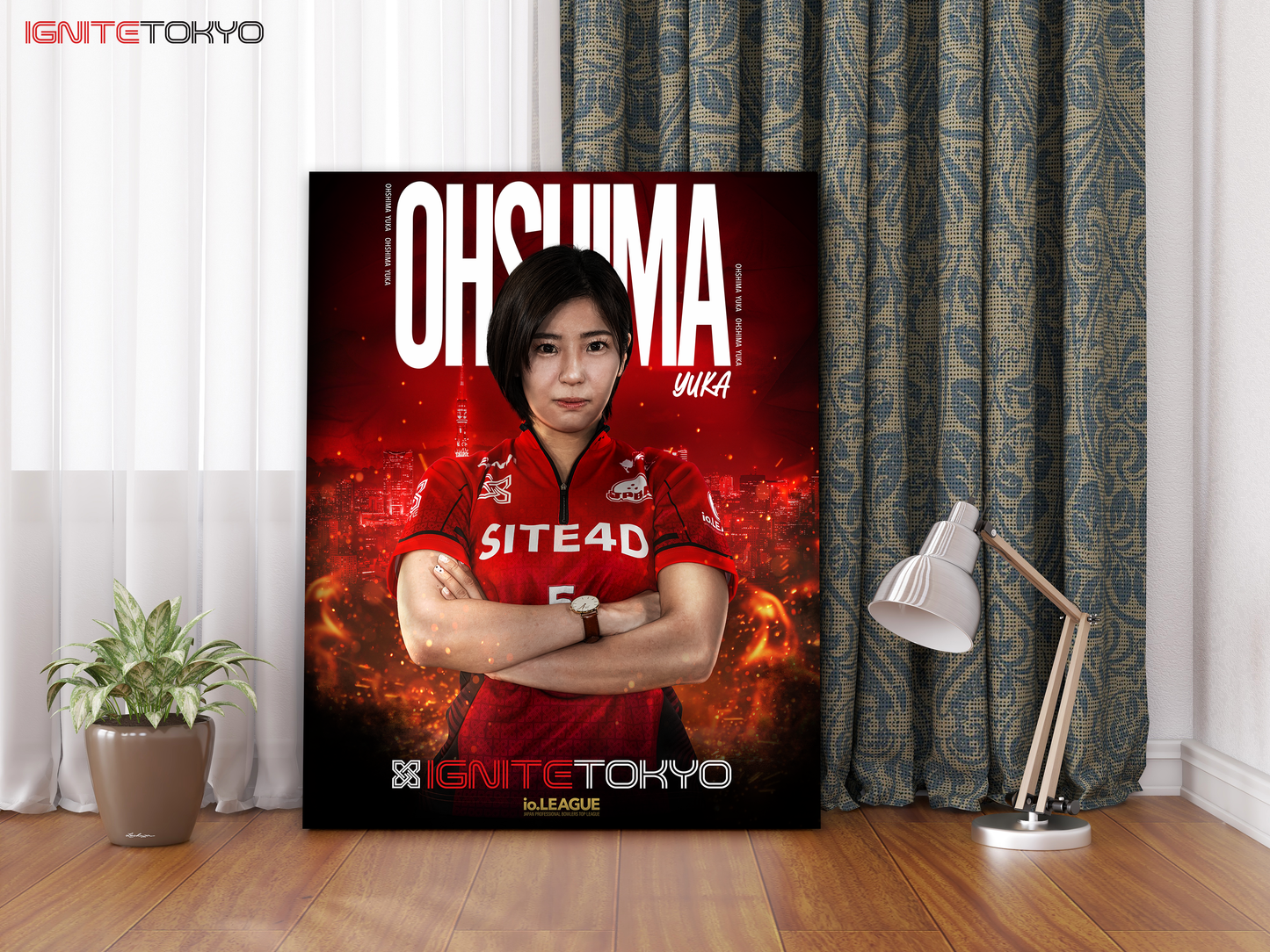【受注販売】IGNITE TOKYO キャンバスアート 【1st ユニフォーム】