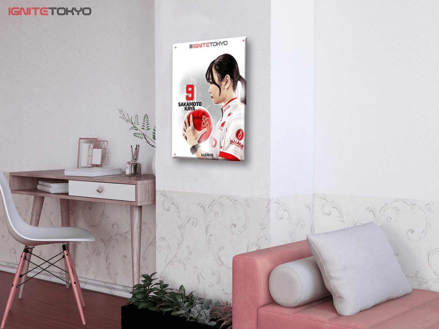 【受注販売】IGNITE TOKYO キャンバスアート 【2nd ユニフォーム】