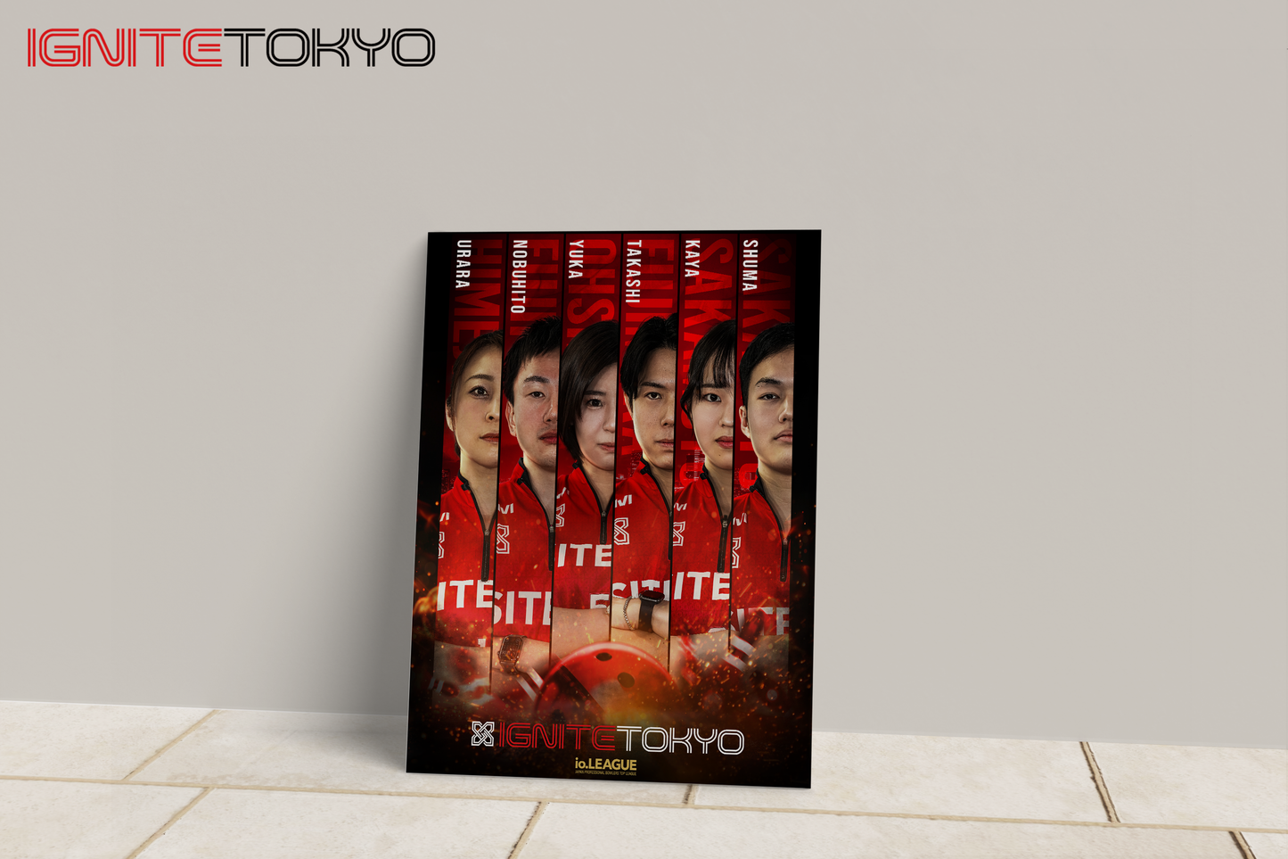 【受注販売】IGNITE TOKYO キャンバスアート 【1st ユニフォーム】